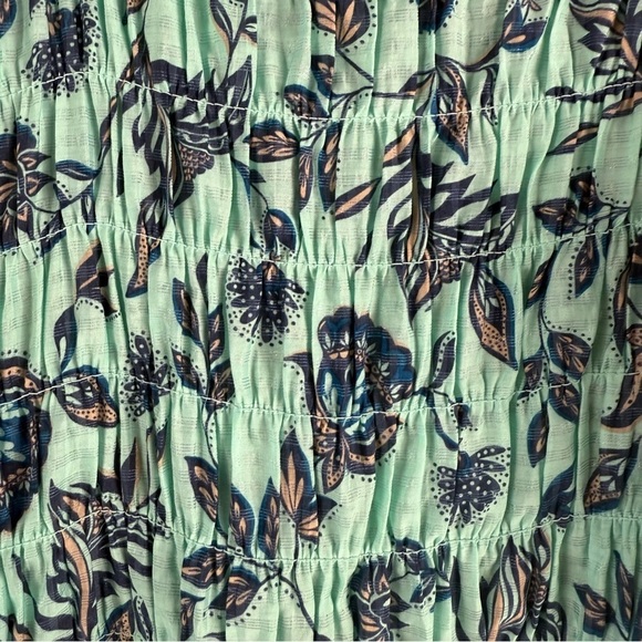 Lane Bryant Mint Floral Blouse - Picture 4 of 10